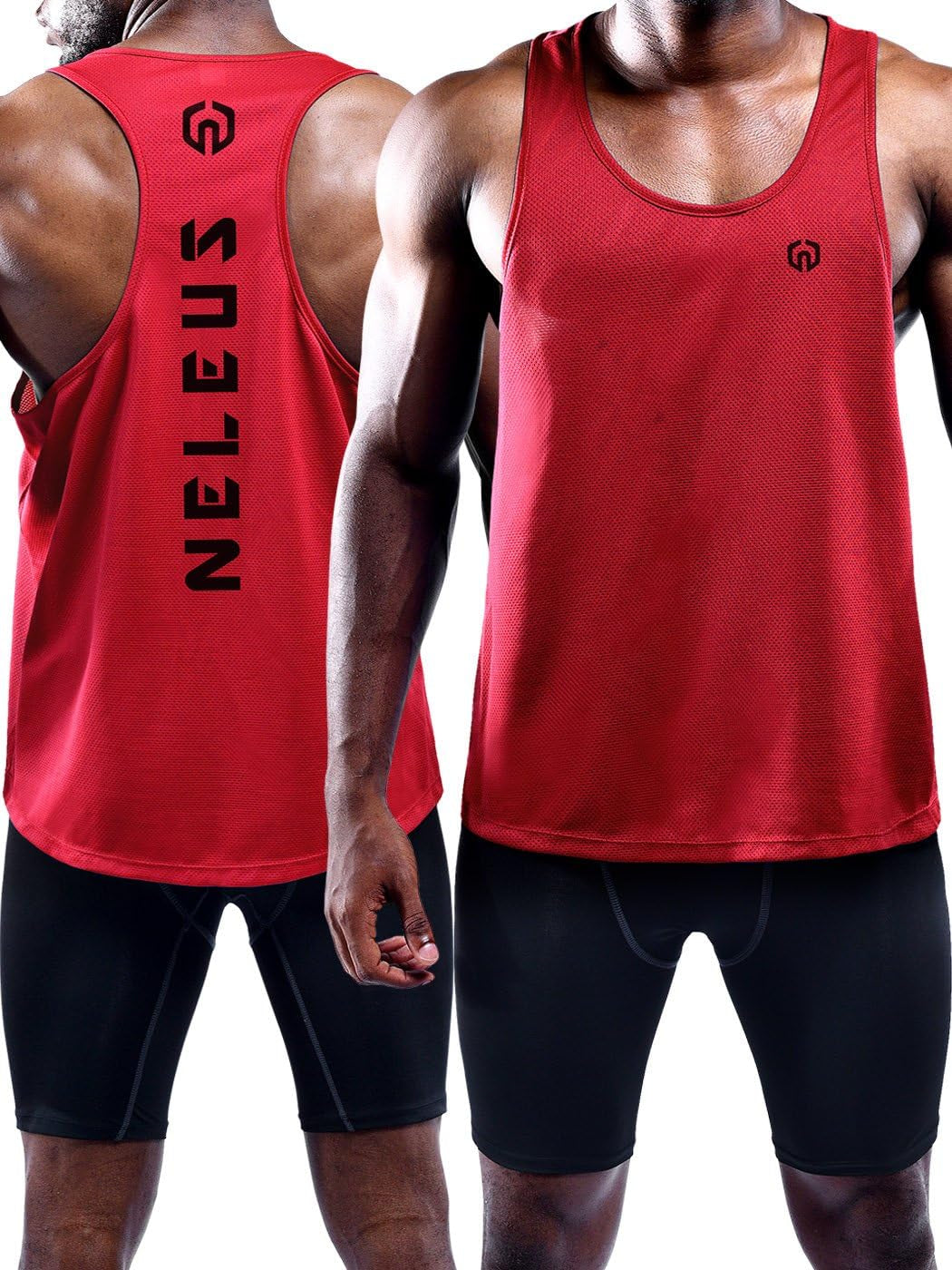 Men'S 3 Pack Dry Fit Y-Back Muscle Tank Top